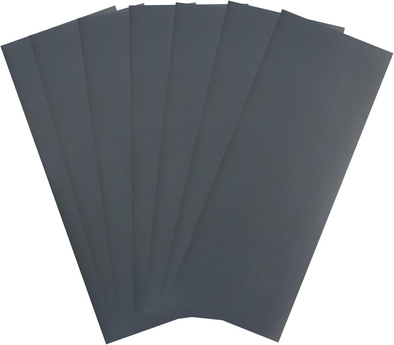 LotFancy 800 Grit Sandpaper, 45PCS, 9 x 3.6 Dry Wet Sand Paper, Silicon Carbide Sanding Sheet for Metal Automotive Wood Furniture Sanding, Polishing, Finishing - Image 1